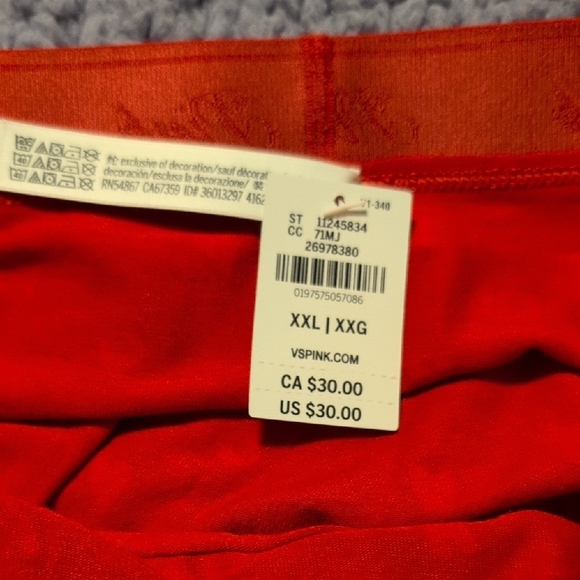 PINK Victoria's Secret Red Boyshorts - Picture 3 of 3